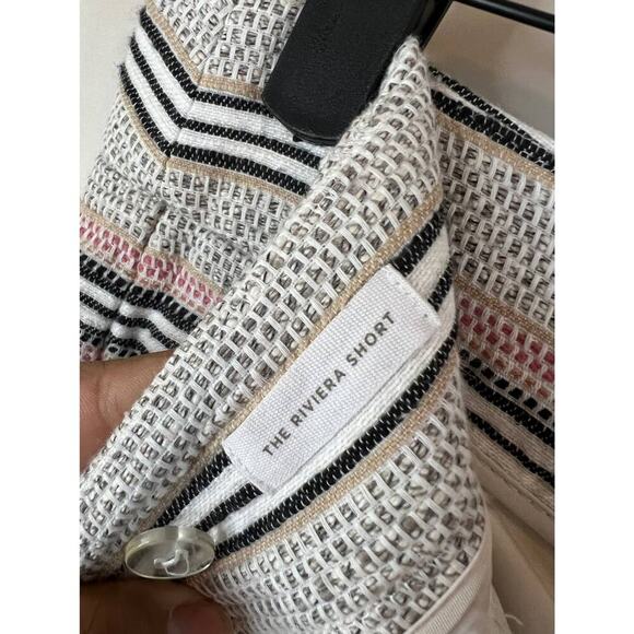 Ann Taylor Loft Rivera Shorts Size 6 Tan Stripe - Picture 3 of 5